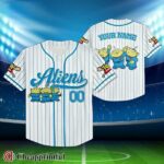 Custom Name Toy Story Aliens Disney Baseball Jersey 1 1 1