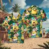 Cute Minions Hawaiian Shirt Summer Party Gift 4 4