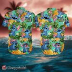 Disney Stitch Hawaiian Shirt Tropical Pattern Summer Gift 1 1