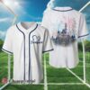 Disneyland Castle Fireworks Disney Baseball Jersey 3 3 1