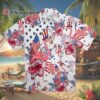 Flamingo American Flag Hawaiian Shirt 4 4