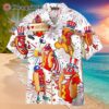 Funny Hot Dog American Flag Hawaiian Shirt 3 3