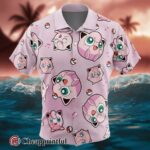 Jigglypuff Pattern Pokemon Hawaiian Shirt 1 1