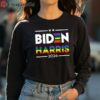 Joe Biden 2024 Rainbow Gay Pride LGBT T shirt 4 long sleeve shirt