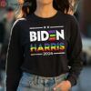 Joe Biden Kamala Harris 2024 Rainbow LGBT Shirt 4 long sleeve shirt