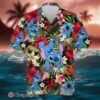 Lovely Stitch Disney Cartoon Graphics Red Hibiscus Hawaiian Shirt 1 1