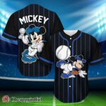 Mickey Mouse Baseball Jersey Hip Hop Baseball Jersey 1 1 1