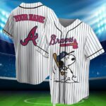 Peanuts Snoopy Atlanta Braves Baseball Jersey For Fan 1 1