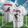 Peanuts Snoopy Atlanta Braves Baseball Jersey For Fan 3 3