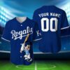 Personalized KC Royals Mickey Disney Baseball Jersey 1 1