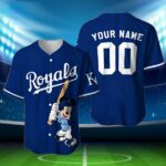 Personalized KC Royals Mickey Disney Baseball Jersey 1 1