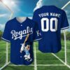 Personalized KC Royals Mickey Disney Baseball Jersey 3 3