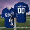 Personalized KC Royals Mickey Disney Baseball Jersey 4 4