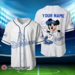 Personalized Name Dodgers Disney Baseball Jersey 1 1 1