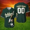 Personalized Oakland Athletics Mickey Mouse Disney Baseball Jersey 2 2