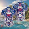 Pharaoh Skull Wolf Flower Buffalo Bills Hawaiian Shirt 2 2