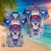 Pharaoh Skull Wolf Flower Buffalo Bills Hawaiian Shirt 3 3