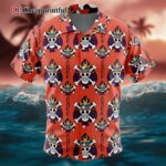 Portgas D Ace Jolly Roger One Piece Hawaiian Shirt 1 1