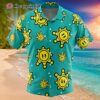 Shine Sprite Pattern Super Mario Hawaiian Shirt 3 3