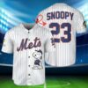 Snoopy New York Mets Baseball Jersey 1 1