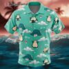 Snorlax Pattern Pokemon Hawaiian Shirt 1 1