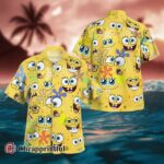 Spongebob Squarepants Emotion Aloha Hawaiian Shirts 1 1