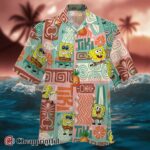 Spongebob Squarepants Pineapple Vintage Hawaiian Shirt 1 1