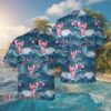 Stitch And Angel Cartoon Lilo And Stitch Aloha Means Family 3D Hawaiian Shirt 2 2