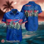 Tropical Flower Buffalo Bills NFL Hawaiian Shirt For Men 1 1