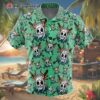 Yamato Jolly Roger One Piece Button Up Hawaiian Shirt 4 4