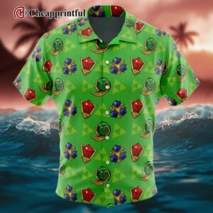 Zelda Spiritual Stones Legend of Zelda Hawaiian Shirt 1 1