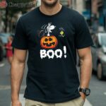 Funny Boo Pumpkin Peanuts Woodstock And Snoopy Halloween T shirt 1 Shirt