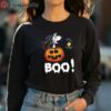 Funny Boo Pumpkin Peanuts Woodstock And Snoopy Halloween T shirt 4 long sleeve shirt