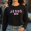 Jesus won Will Howard Treveyon Henderson Gee Scott Shirt 4 long sleeve shirt