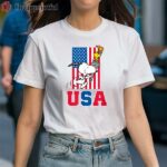 Peanuts Snoopy And Woodstock Team USA Flag Shirt 1 Shirt