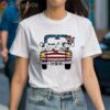 Snoopy Driving Jeep American Flag Shirt 1 Shirt