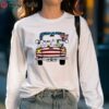 Snoopy Driving Jeep American Flag Shirt 5 long sleeve shirt