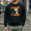 So Awesome Its Scary Snoopy Halloween T shirt 5 sweatshirt