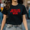 Treveyon Henderson Wearing Jesus Won Shirt 2 Shirt