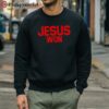 Treveyon Henderson Wearing Jesus Won Shirt 5 sweatshirt