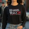 We Are Not Going Back Harris Walz 24 Shirt 4 long sleeve shirt