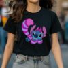 Halloween Time Stitch Cheshire Disney Halloween Family Shirts 2 Shirt